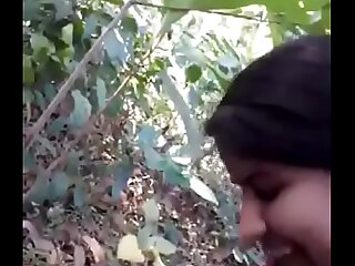 Desi skirt very conscientious sucking n going to bed up forest - HornySlutCams.com