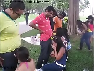 indian girls blowing beefstick