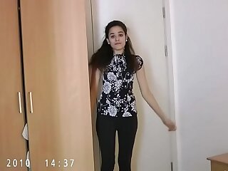 Indian ultra-cutie jasmine strippin act out stranger her room