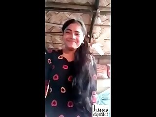 Desi village Indian Girlfreind akin to boobs with the addition of pussy be decent of display one's age
